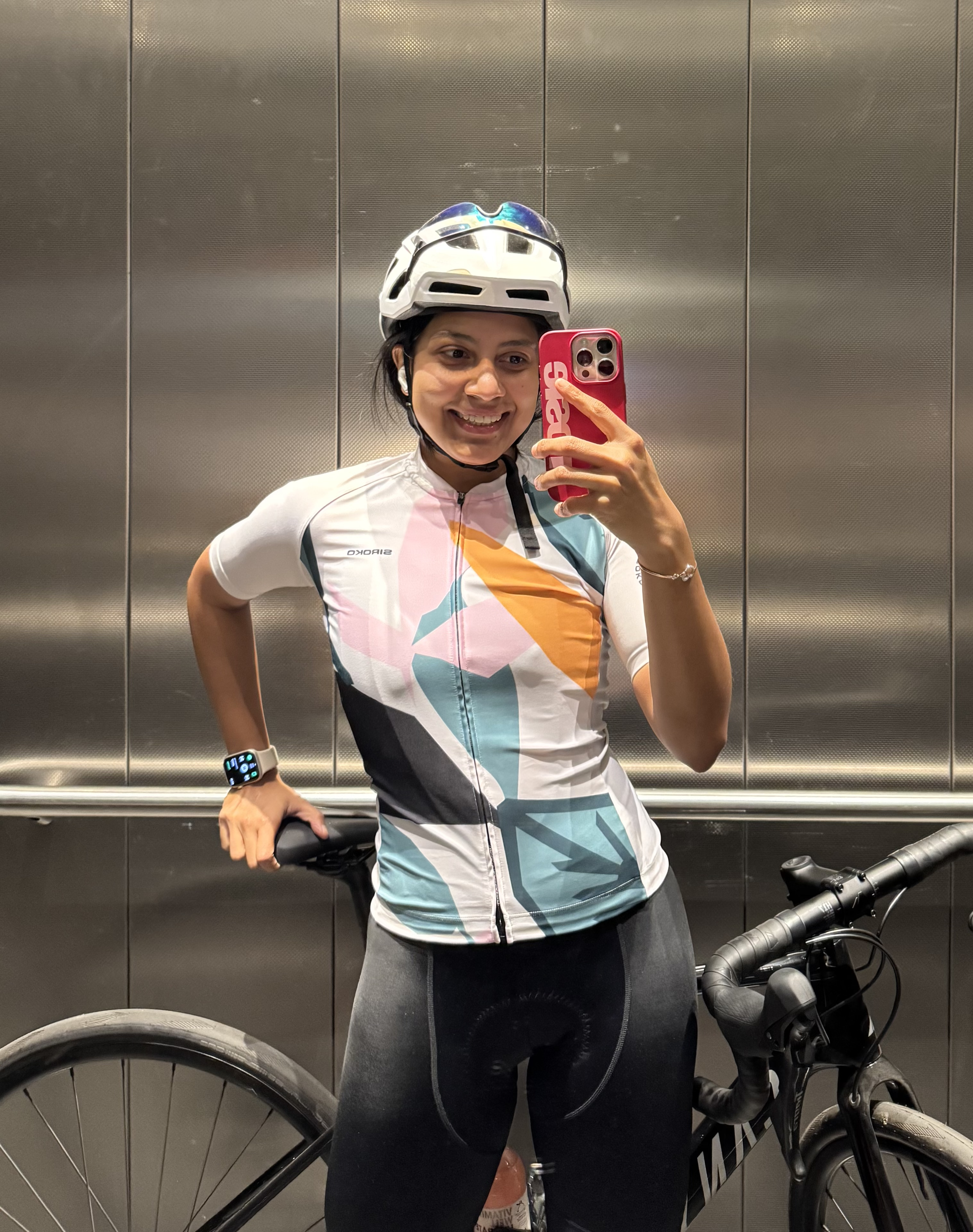 On a bike ride